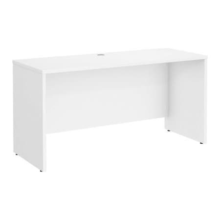 Bush Ind Bush Furniture 60in Credenza Desk - White - Studio C Series SCD360WH